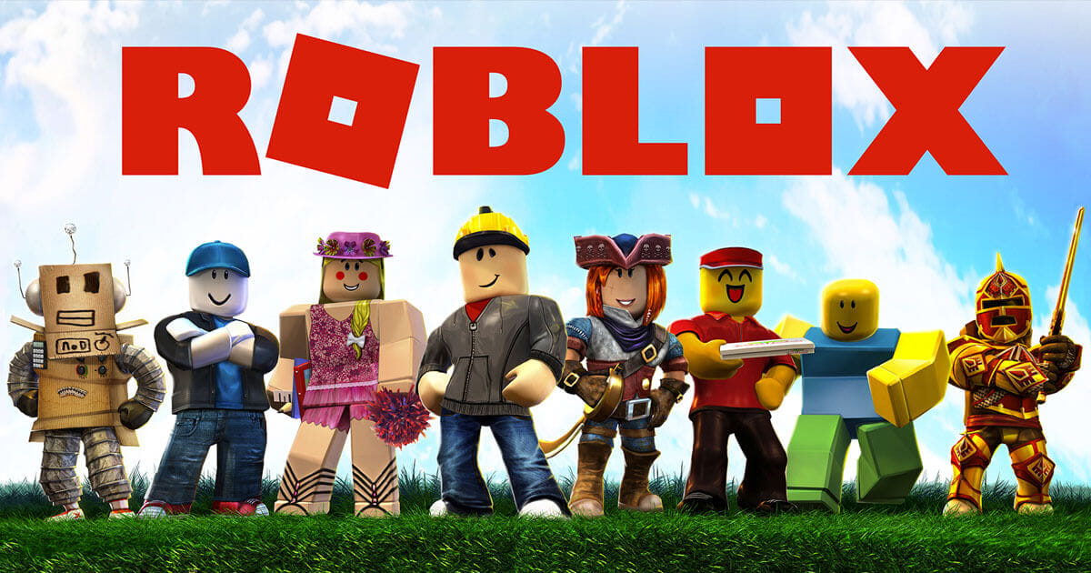 Picture of Roblox, which  is an online gaming and game creation platform where users can play millions of user-made games and also create their own experiences using simple coding tools.